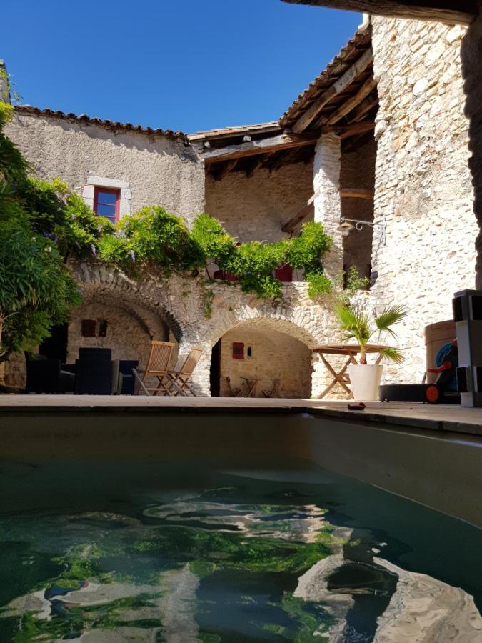 Mas De Coulet Bed and Breakfast Brissac Exteriör bild