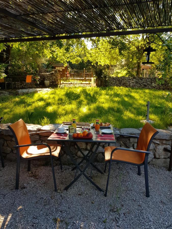 Mas De Coulet Bed and Breakfast Brissac Exteriör bild