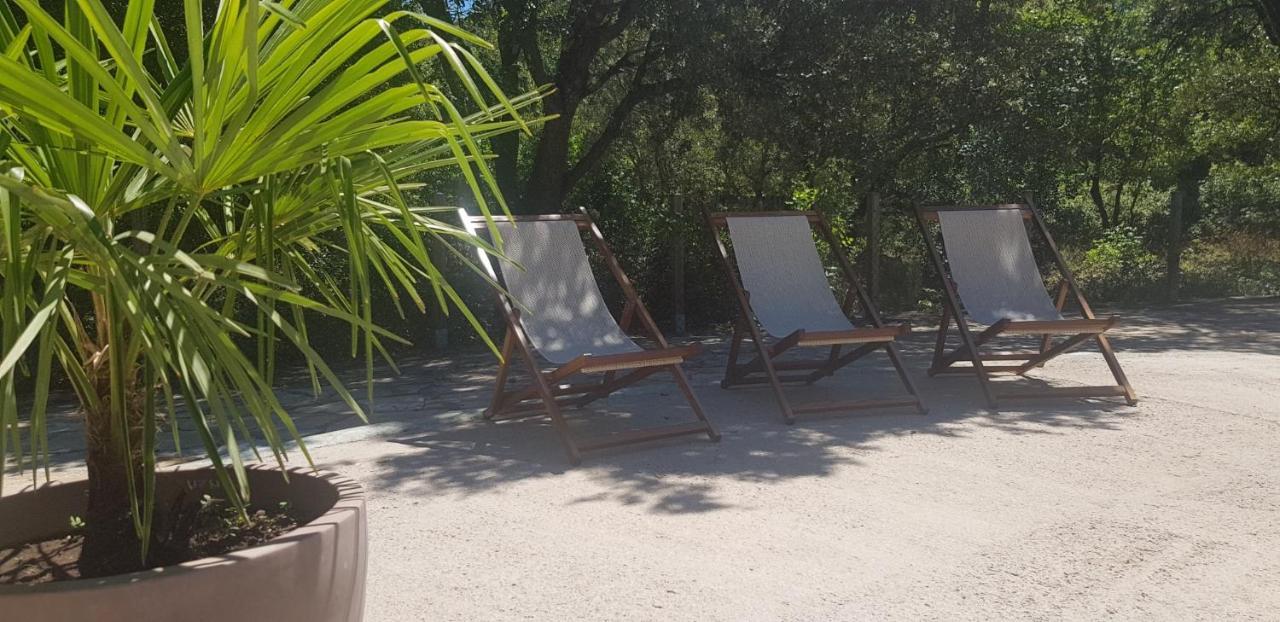 Mas De Coulet Bed and Breakfast Brissac Exteriör bild